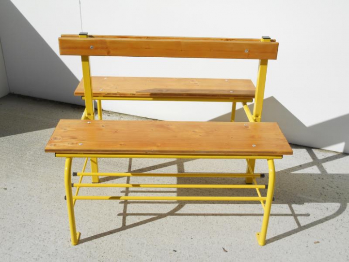 Banc vestiaire double Gentilly